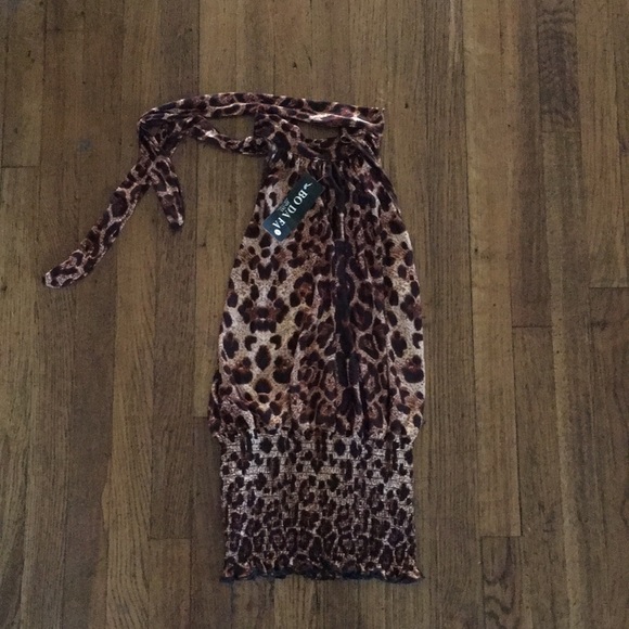 Leopard Print Sleeveless Top - Picture 5 of 8